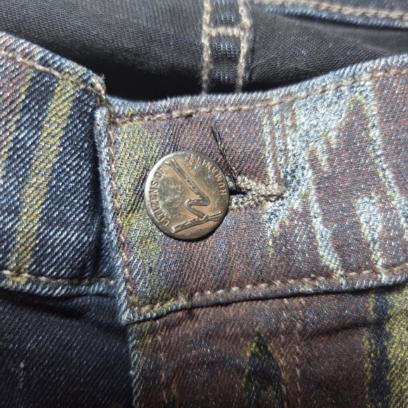Citizens Of Humanity Avedon Printed Skinny Jeans In Beowolf Size 27 - Picture 10 of 11